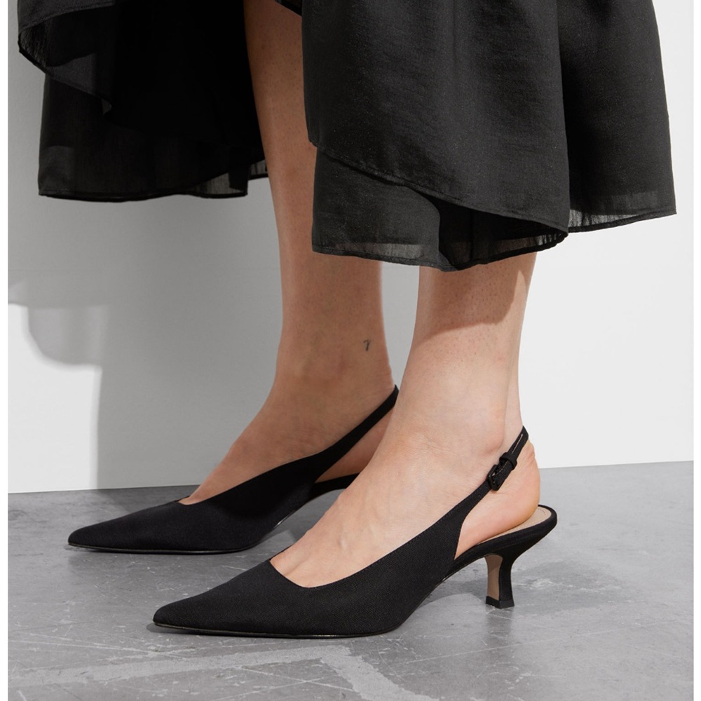 & Other Stories Pointed Slingback Pumps